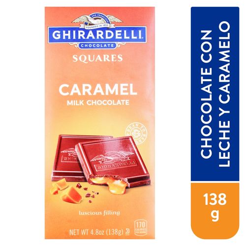 Chocolate Ghirardelli Barra Cacao Sal de Mar y Almendras Tostadas - 100 g