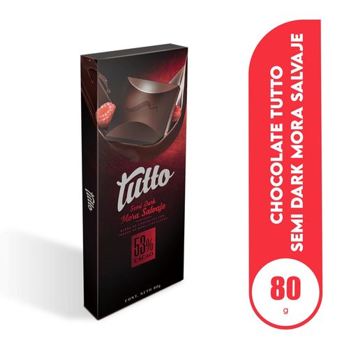 Chocolate Tutto Semi Dark Mora Salvaje - 80 g