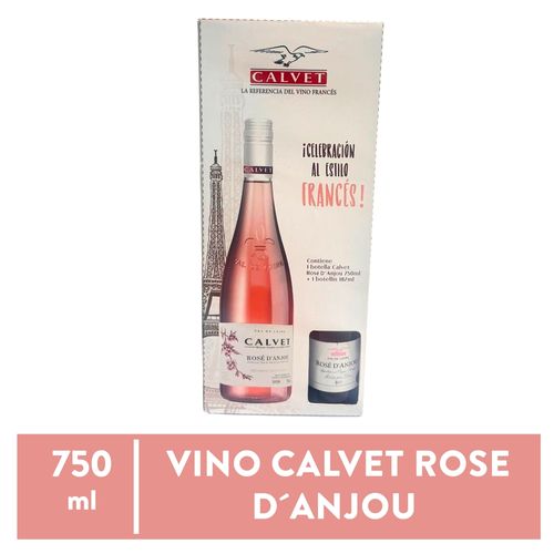 Vino Calvet Rose D Anjou 750 Ml Mas Bote