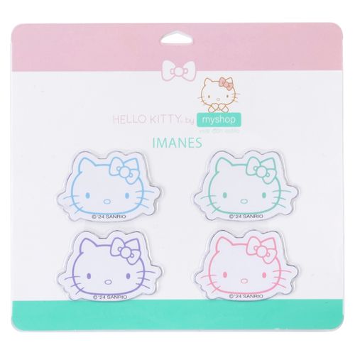 Imanes Hello Kitty colores surtidos - 4 Uds