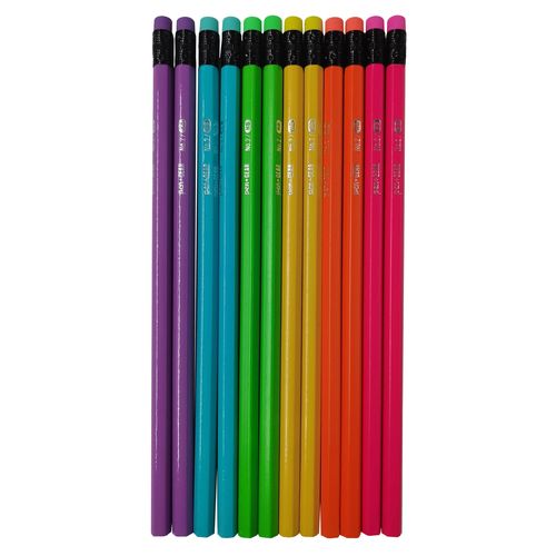 Lápices de grafito Pen + Gear diseños pastel caja - 12 Uds