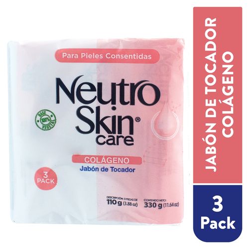 Jabón De Tocador Marca Neutroskin Con Colágeno - 330gr