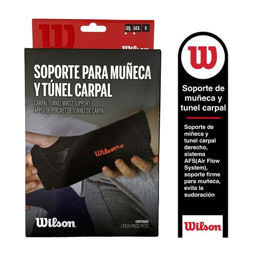 Soporte Wilson, para muñeca y túnel carpal derecho AW402 -Unitalla