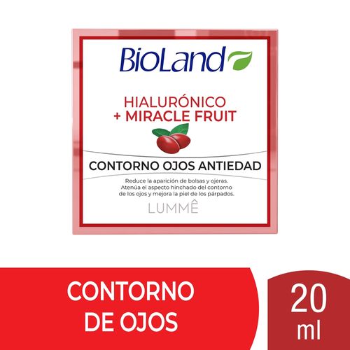 Crema Bioland Contorno De Ojos Con Aloe Orgánico - 30ml