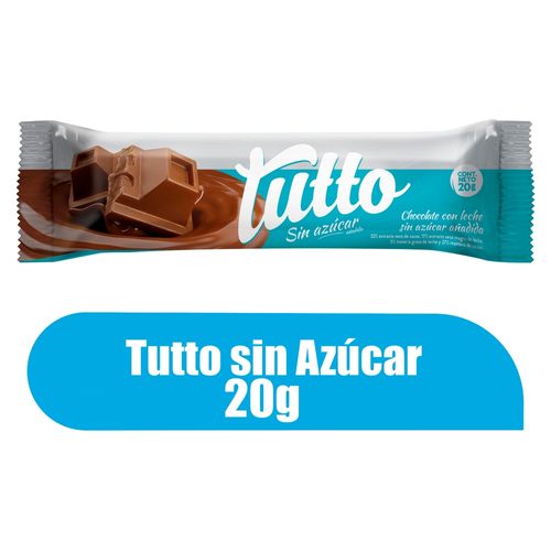 Chcolate Tutto Sin Azúcar - 20 g