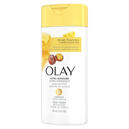 Gel de Baño Olay Ultra Humectación con manteca de karité, 89 ml