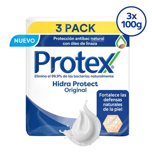 Jabón Protex Hidra Protect Original 3 Pack - 300 g