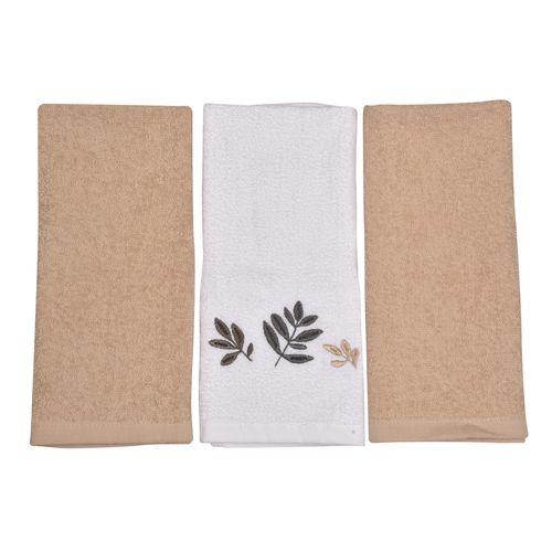 Hometrends Set Toallas Cocina Bordada 3P