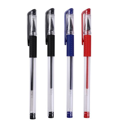 Set bolígrafos Pen + Gear de gel negro, azul y rojo - 4 Pzas