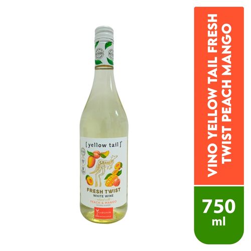 Vino Yellow Tail Fresh Twist Peach Mango - 750 ml