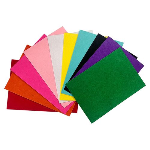 Hojas de fieltro Pen + Gear colores surtidos - 10 hojas