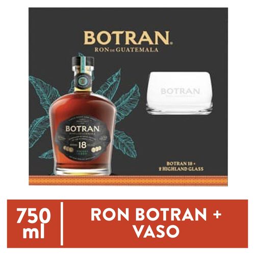 Ron Botran, 18 más vaso-750ml