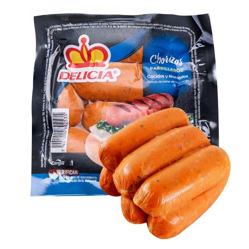 Chorizos Parrilleros Delicia -454 g/10 Uds