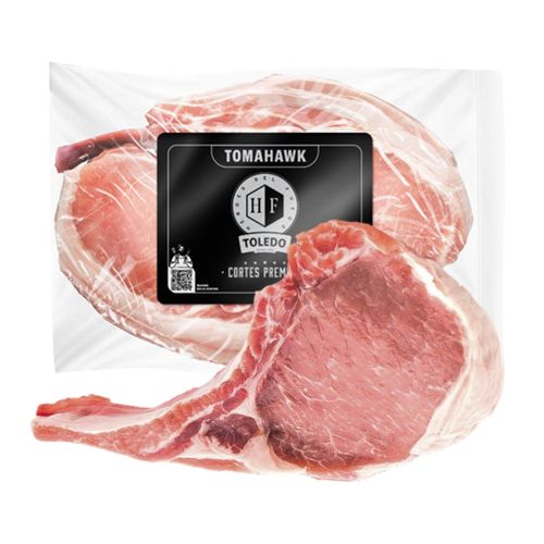 Tomahawk de cerdo Toledo carne de calidad - Precio indicado por libra
