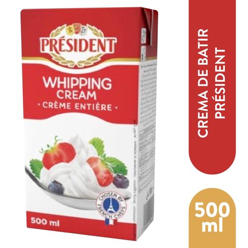 Crema De Batir President 500Ml