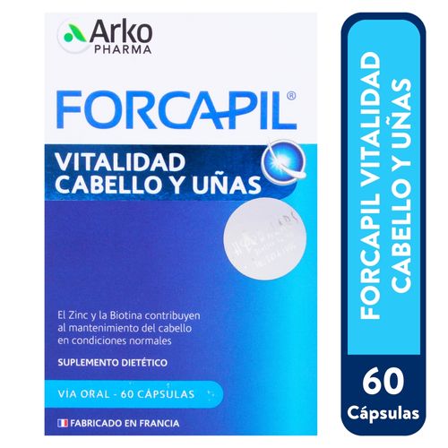 Forcapil Capsulas Cabe Vitali 60 Caps Ea