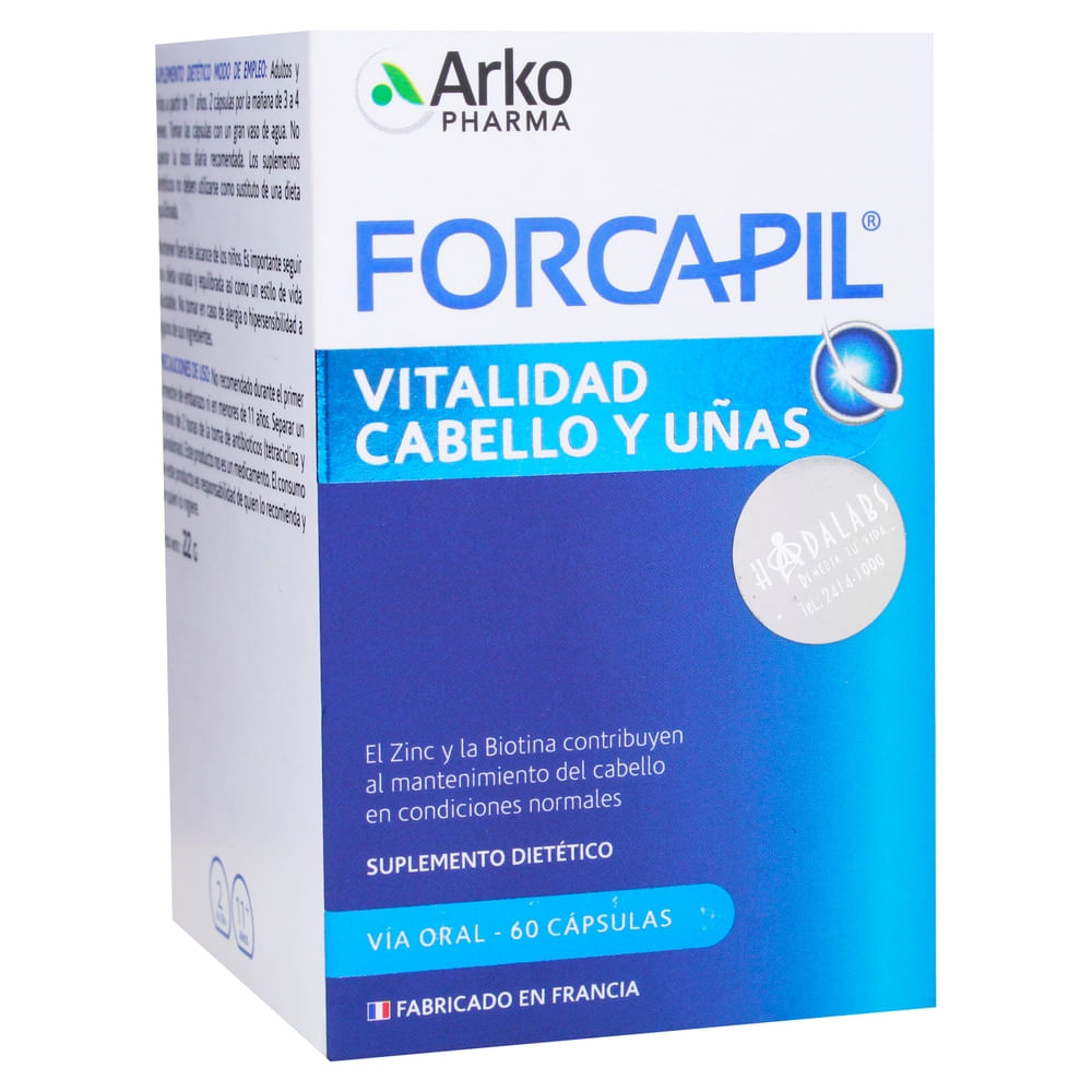 Forcapil Capsulas Cabe Vitali 60 Caps Ea - Paiz | Guatemala