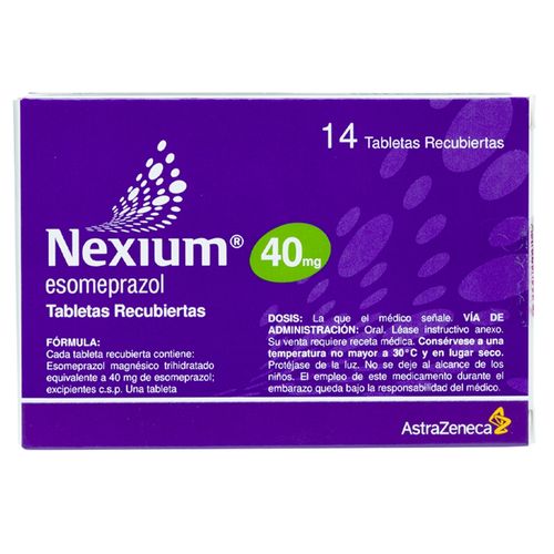 Nexium Astra Zeneca 14 Tabletas - 40 mg