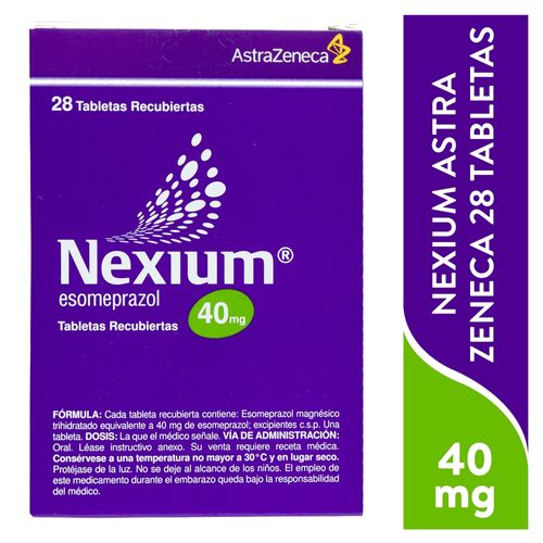 Nexium Astra Zeneca 28 Tabletas - 40 mg