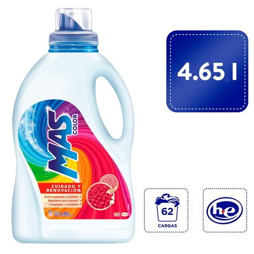 Detergente Liquido Mas Color 4650ml