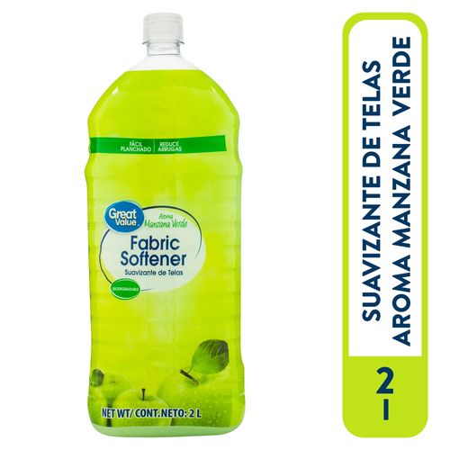 Suavizante Marca Great Value Aroma Manzana Verde - 2000 ml