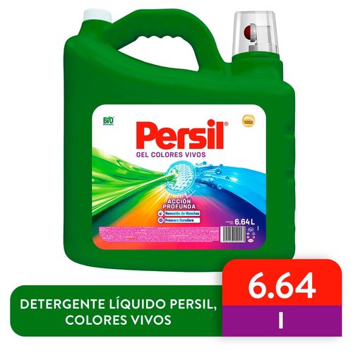 Detergente líquido Persil, colores vivos -6640ml