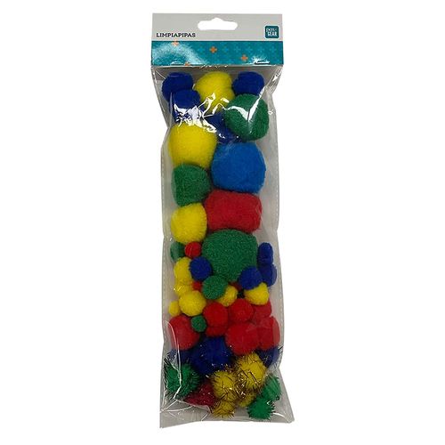 Pompones Pen + Gear tamaño y colores surtido bolsa