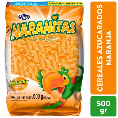 Cereal Jack's Naranitas Ziploc - 500 g