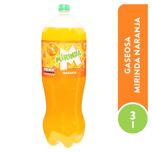 Gaseosa Mirinda Naranja 3000Ml