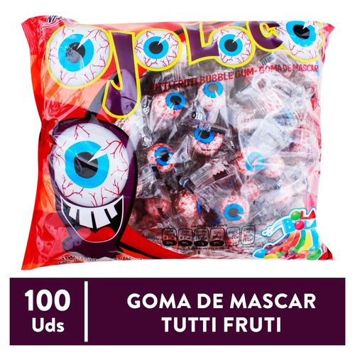 Chicle Ola Bola Ojo Loco 100 Un 590 Gr