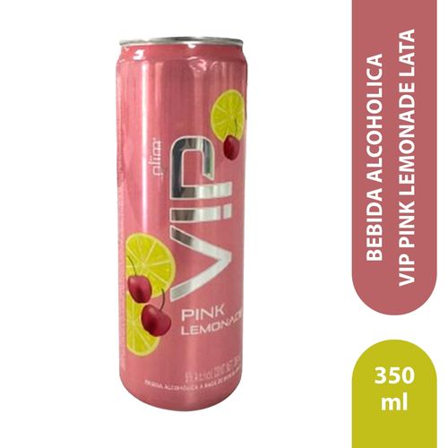 Bebida Alcoholica Vip Pink Lemonade Lata - 350 ml