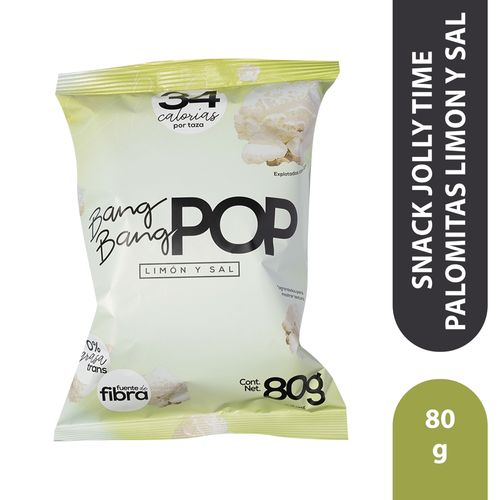 Snack Jolly Time Palomitas Limon y Sal - 80 g