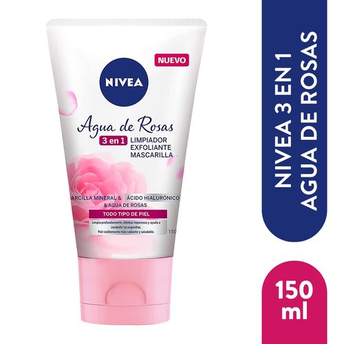 Gel Nivea Agua De Rosas 3 En 1 150ml