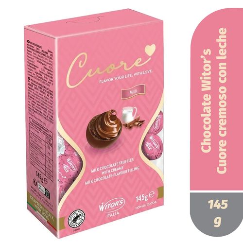 Chocolate Witor's Cuore cremoso con leche - 145 g