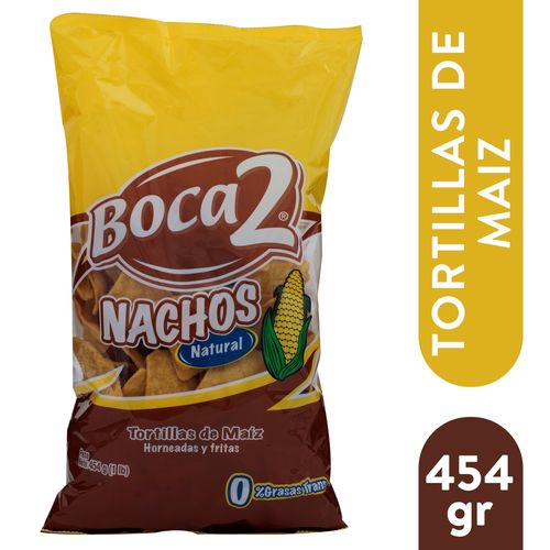 Snack Boca2 nachos natural - 453.6 g