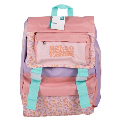 Mochila Pen + Gear juvenil con colores pastel