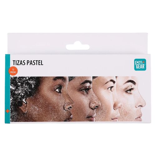 Tizas Pen + Gear colores pasteles artístico - 12 Pzas