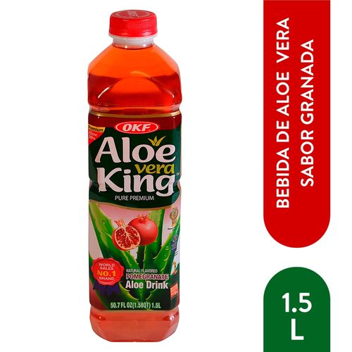 Bebida Okf Aloe Vera King Granada - 1500ml