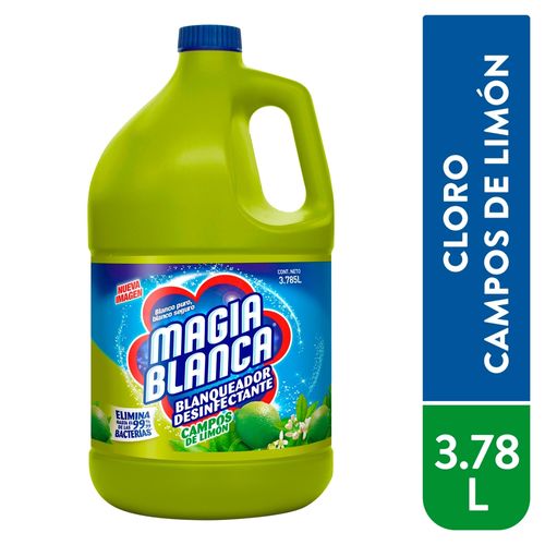 Cloro Magia Blanca Galón Campos De  Limón - 3.785Lt