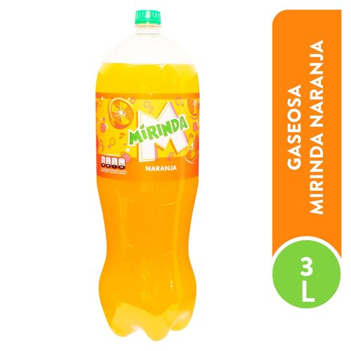 Gaseosa Mirinda Naranja 3000Ml