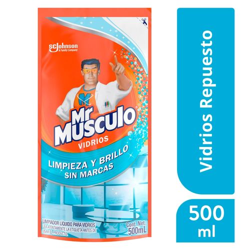 Repuesto Mr Musculo Vidrios Doypack - 500ml