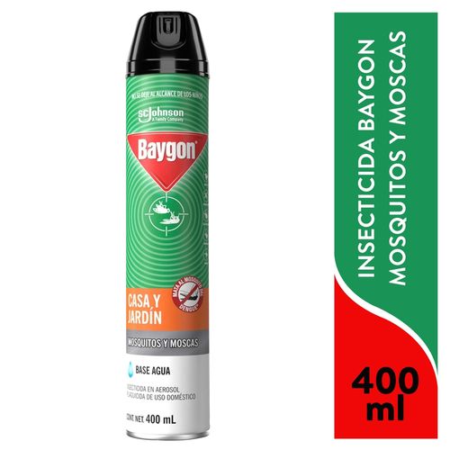 Insecticida En Aerosol Baygon Para Casa y Jardín  - 400mL