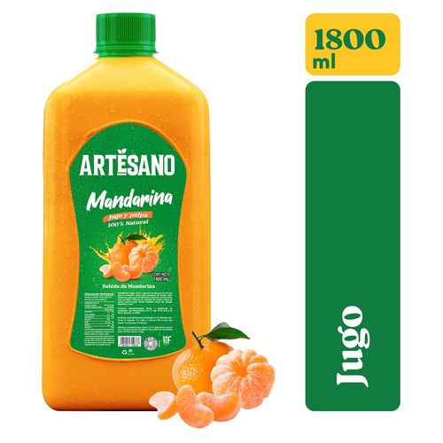 Bebida Artesano Mandarina Con Pulpa - 1800ml