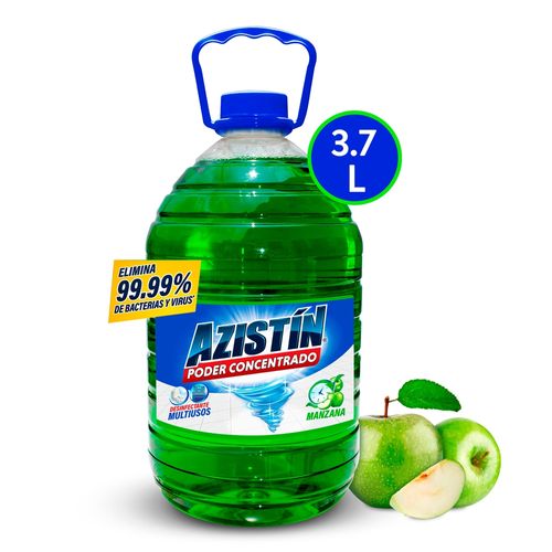 Desinfectante Azistin Multiusos Poder Concentrado Manzana - 1 gal