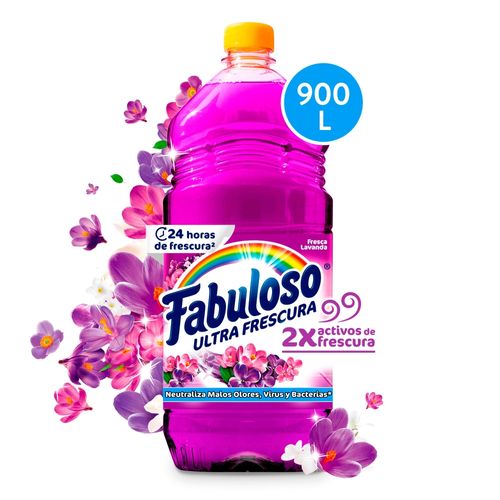 Desinfectante Multiusos Fabuloso Frescura Activa Antibacterial Lavanda - 900ml