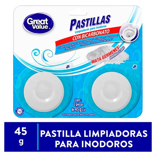 Pastilla Bicarbonato Marca Great Value - 2 Piezas