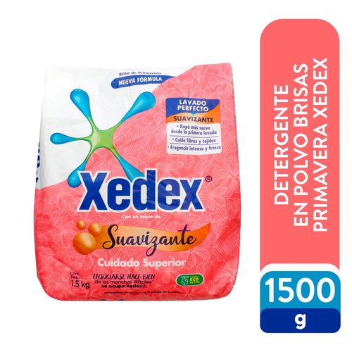 Detergente En Polvo Xedex Brisa de Primavera-1500 Gramos