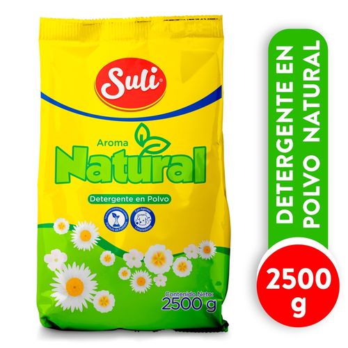 Detergente En Polvo Marca Suli Aroma Natural -2500 g