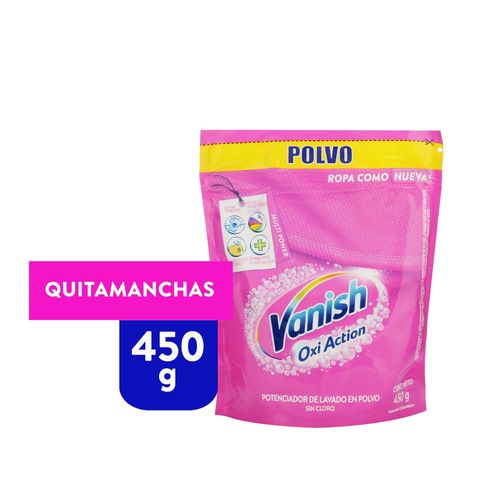 Quitamanchas Vanish polvo rosa para ropa de color doypack - 450 g