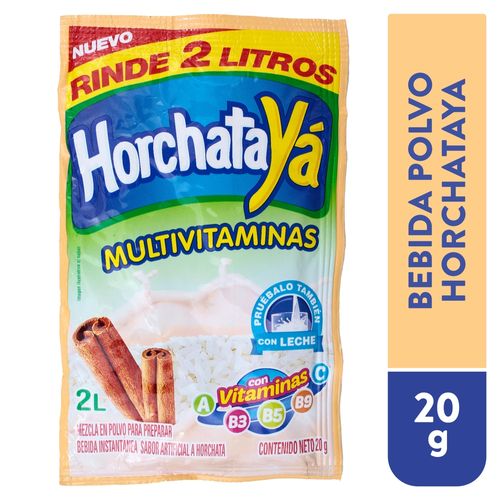 Bebida Polvo Horchataya 18gr